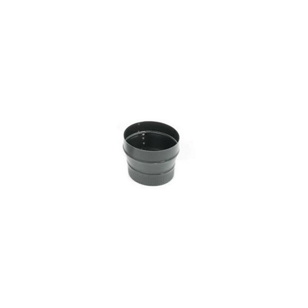 Integra Miltex Imperial Manufacturing Group BMOO75 24-ga Snap-Lock Black Stovepipe 5 Inch To 6 Inch Increaser Crimp On Small End 73470 - main